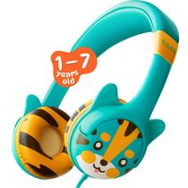 Fones de ouvido Kidrox Tiger-Ear Toddler de 1 a 7 anos com volume de 85 dB