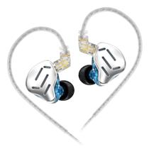 Fones de ouvido KZA COUSTICS Zax híbridos com 16 drivers e cabo