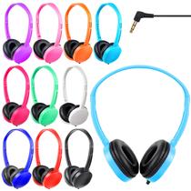 Fones de ouvido MENGLALA Kids, kit com 10 unidades, com fio, 3,5 mm, multicoloridos Fones de ouvido MENGLALA Kids, kit com 10 unidades, com fio, 3,5 mm, multicoloridos