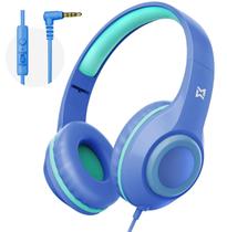 Fones de ouvido Mevoix Over Ear Kids com microfone HD, limite de volume de 85/94dB Fones de ouvido Mevoix Over Ear Kids com microfone HD, limite de volume de 85/94dB