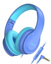 Fones de ouvido NIVAVA K15 dobráveis com fio com microfone para crianças