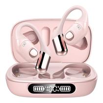 Fones de ouvido Open Ear 2B2C Bluetooth 5.3 sem fio com microfone 80H rosa Fones de ouvido Open Ear 2B2C Bluetooth 5.3 sem fio com microfone 80H rosa