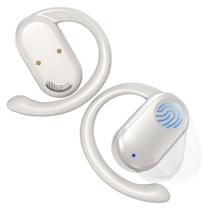 Fones de ouvido Open Ear LeMuna Bluetooth 5.3 Wireless brancos