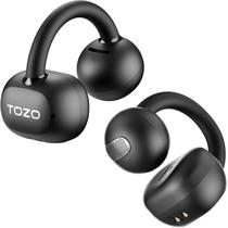 Fones de ouvido Open Ear TOZO OpenEarring Bluetooth 5.4 pretos