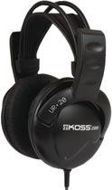 Fones de ouvido over-ear Koss UR20, banda de sling flexível, preto