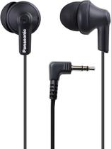 Fones de ouvido Panasonic ErgoFit RP-HJE120-KA em preto fosco