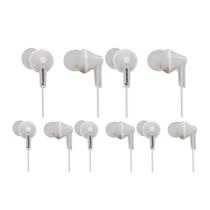 Fones de Ouvido Panasonic RP-HJE125-W Com Fio Branco Pacote com 5