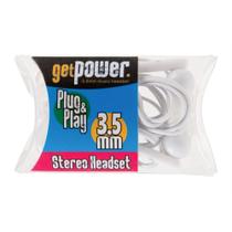 Fones de ouvido para celular ARIES MFG GetPower em cores variadas