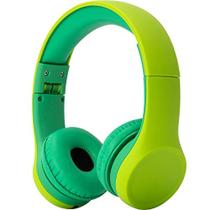 Fones de ouvido para crianças com limitação de volume - verde