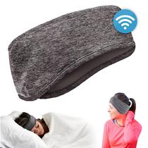 Fones de ouvido para dormir CozyPhones Wireless Over Ear Grey Lycra