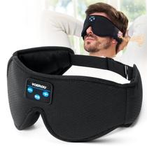 Fones de ouvido para dormir Voerou 3D Máscara de dormir Máscara de dormir Bluetooth Fones de ouvido para dormir Voerou 3D Máscara de dormir Máscara de dormir Bluetooth