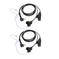 Fones de ouvido para Motorola Walkie Talkies com microfone e tubo acústico de 2 pinos Fones de ouvido para Motorola Walkie Talkies com microfone e tubo acústico de 2 pinos