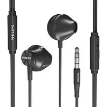 Fones de ouvido PHILIPS com fio e microfone, ergonômicos e confortáveis