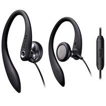 Fones de ouvido PHILIPS Over The Ear Sport com microfone para esportes, corrida e academia
