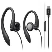 Fones de ouvido Philips USB-C com fio para esporte com ganchos auriculares e drivers de 15 mm Fones de ouvido Philips USB-C com fio para esporte com ganchos auriculares e drivers de 15 mm