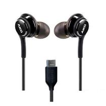 Fones de ouvido premium com microfone e cabo trançado, compatíveis com Samsung Note/S/S+/e