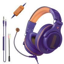 Fones de ouvido Prosonic DJ2XG com microfone Boom, fones de ouvido com fio para reuniões de negócios, Skype Zoom, jogos para PC, PS4, Xbox One, Discord, Podcast, fone de ouvido com SharePort e controle de volume (azul)