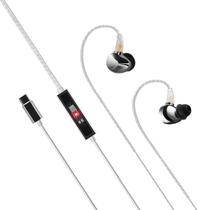 Fones de ouvido Questyle NHB15 USB-C DAC Hi-Res com fio
