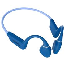 Fones de ouvido Raycon Everyday de condução óssea Bluetooth azul
