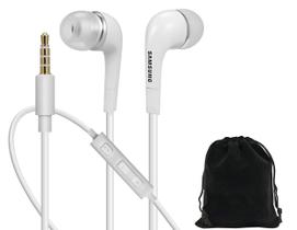 Fones de ouvido Samsung EHS64 3,5 mm Fones de ouvido estéreo com microfone branco
