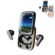 Fones de ouvido sem fio 2024 com tela de toque colorida Bluetooth 5.3