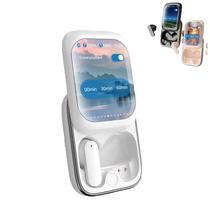 Fones de ouvido sem fio 2024 com tela de toque colorida Bluetooth 5.3