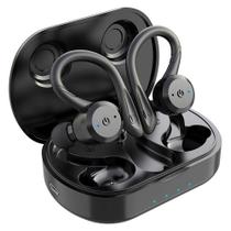 Fones de ouvido sem fio APEKX Bluetooth 5.3 IPX7 à prova d'água com microfone