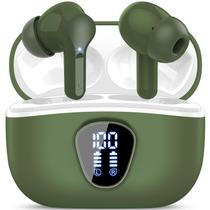 Fones de ouvido sem fio BESNOOW Bluetooth 5.4 HiFi Stereo Green
