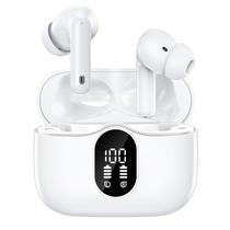 Fones de ouvido sem fio Bluetooth 5.3 HISOOS Hi-Fi Stereo White Fones de ouvido sem fio Bluetooth 5.3 HISOOS Hi-Fi Stereo White