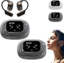 Fones de ouvido sem fio Bluetooth Circularcite Touch Control pretos