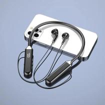 Fones De Ouvido Sem Fio Bluetooth Com Faixa De Pescoço LED Display IPX5 À Prova D'água HIFI Com - DAMORE