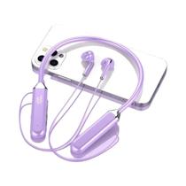 Fones De Ouvido Sem Fio Bluetooth Com Faixa De Pescoço LED Display IPX5 À Prova D'água HIFI Com - VYOPBC