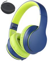 Fones de ouvido sem fio Bluetooth rockpapa E7 Over Ear Blue
