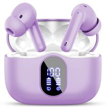 Fones de Ouvido Sem Fio Btootos Bluetooth 5.4 com Cancelamento de Ruído Roxo