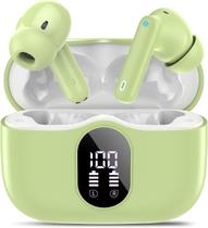 Fones de Ouvido Sem Fio Btootos Bluetooth 5.4 com Cancelamento de Ruído Verde