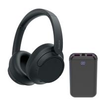 Fones de ouvido sem fio com cancelamento de ruído sobre o ouvido Sony WHCH720N