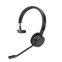 Fones de ouvido sem fio de ouvido único Jabra Evolve 65 TE pretos