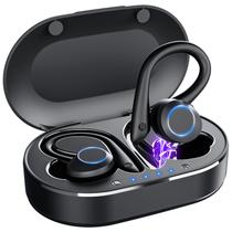 Fones de ouvido sem fio EUQQ Bluetooth 5.3 50Hrs Playtime Sports