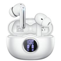 Fones de ouvido sem fio Fhumsh A10 Bluetooth 5.3 HiFi 50H Playback Branco Fones de ouvido sem fio Fhumsh A10 Bluetooth 5.3 HiFi 50H Playback Branco