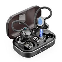 Fones de ouvido sem fio FIFUTWO Q53 Bluetooth 5.3 48hrs IPX7 pretos