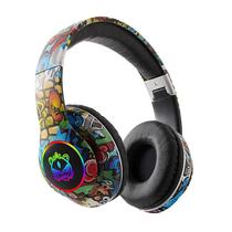Fones de ouvido sem fio Fones de ouvido Bluetooth Graffiti Hifi 3D