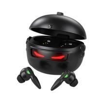 Fones de Ouvido Sem Fio Gamer LED Case Capacete Cyberpunk Fones de Ouvido Sem Fio Gamer LED Case Capacete Cyberpunk