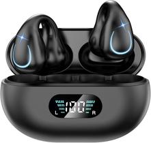 Fones de ouvido sem fio gidosha Open Ear Clip Bluetooth 5.3 com microfone