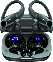 Fones de ouvido sem fio GOLREX com ANC, 80h de reprodução, ganchos auriculares Fones de ouvido sem fio GOLREX com ANC, 80h de reprodução, ganchos auriculares