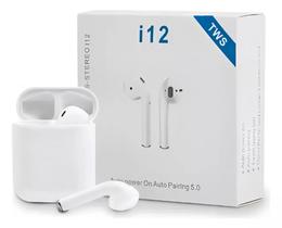 Fones de ouvido sem fio i12 recarregavel bluetooth