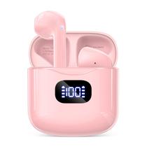 Fones de ouvido sem fio KTGEE T08 Bluetooth 5.3 40 horas de reprodução rosa Fones de ouvido sem fio KTGEE T08 Bluetooth 5.3 40 horas de reprodução rosa