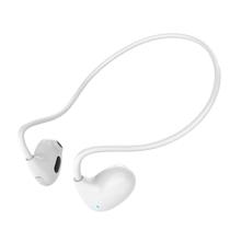 Fones de ouvido sem fio Neckband Bluetooth Open Ear Headphones brancos