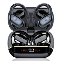 Fones de ouvido sem fio Qecnato T12 Bluetooth 5.4 IP7 à prova dágua