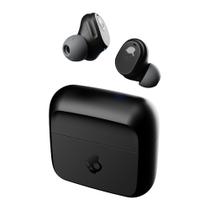 Fones de ouvido sem fio Skullcandy Mod 34hr, bateria com microfone preto