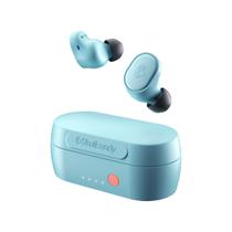 Fones de ouvido sem fio Skullcandy Sesh Evo 24 horas com bateria branqueada azul